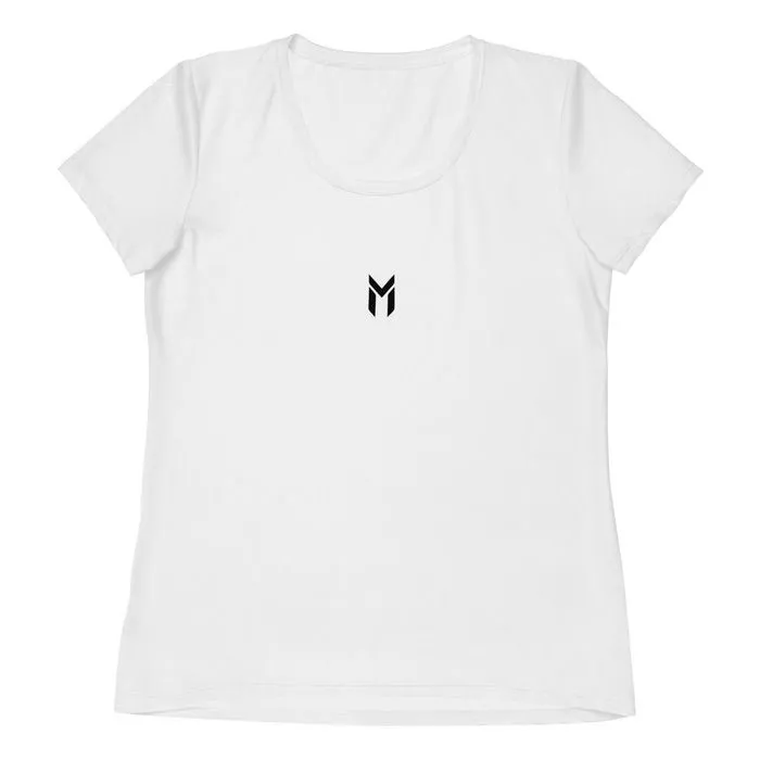 TRAINING TEE, EMBLEM, WHITE