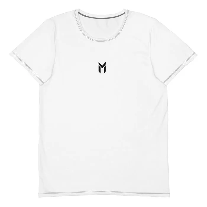 TRAINING TEE, EMBLEM, WHITE