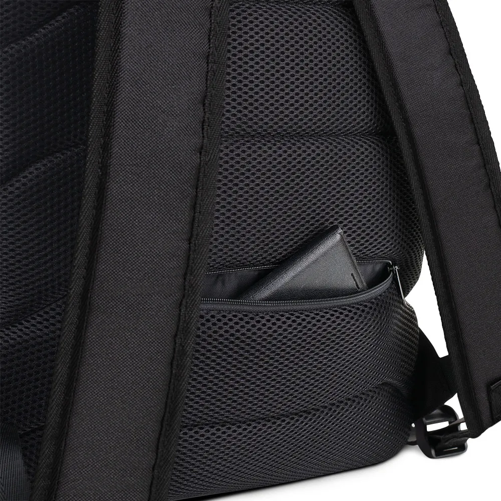 BACKPACK, EMBLEM, BLACK