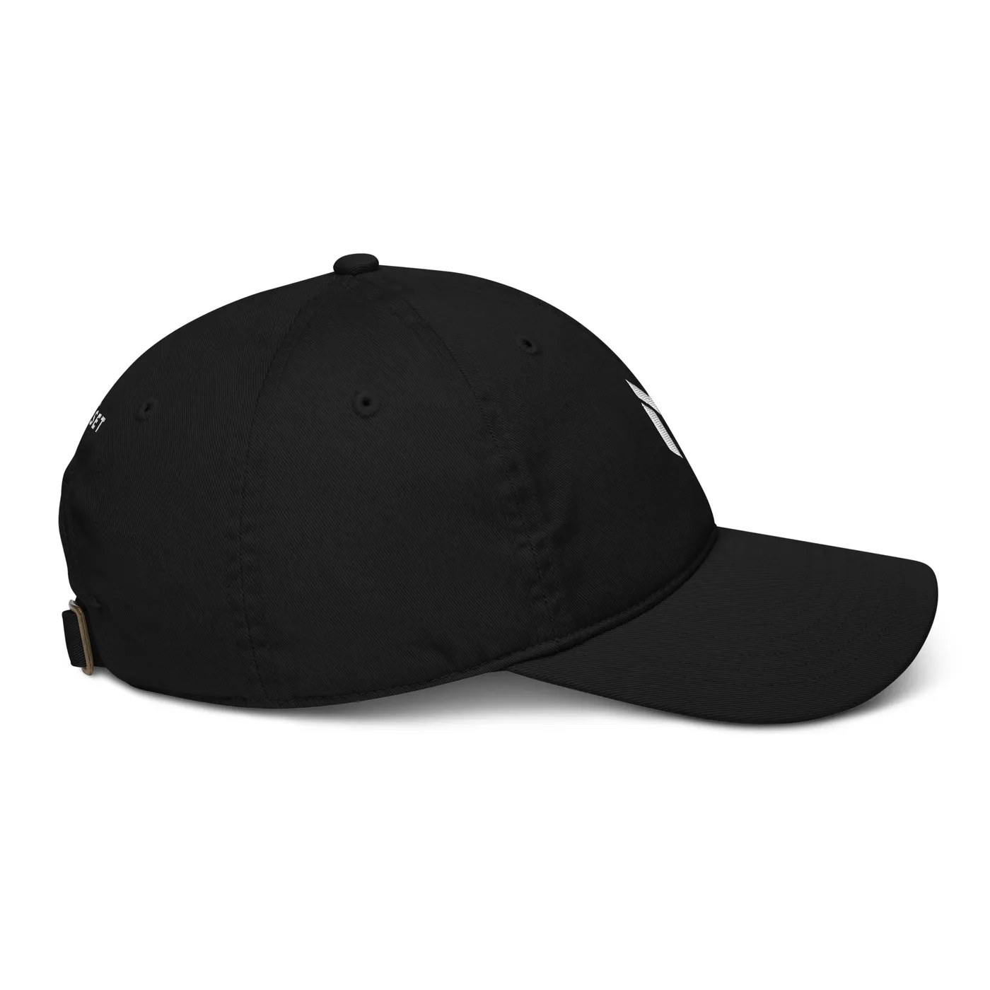 ORGANIC CAP, EMBLEM, BLACK