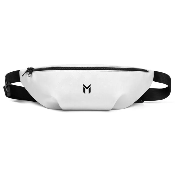 BELT BAG, EMBLEM, WHITE