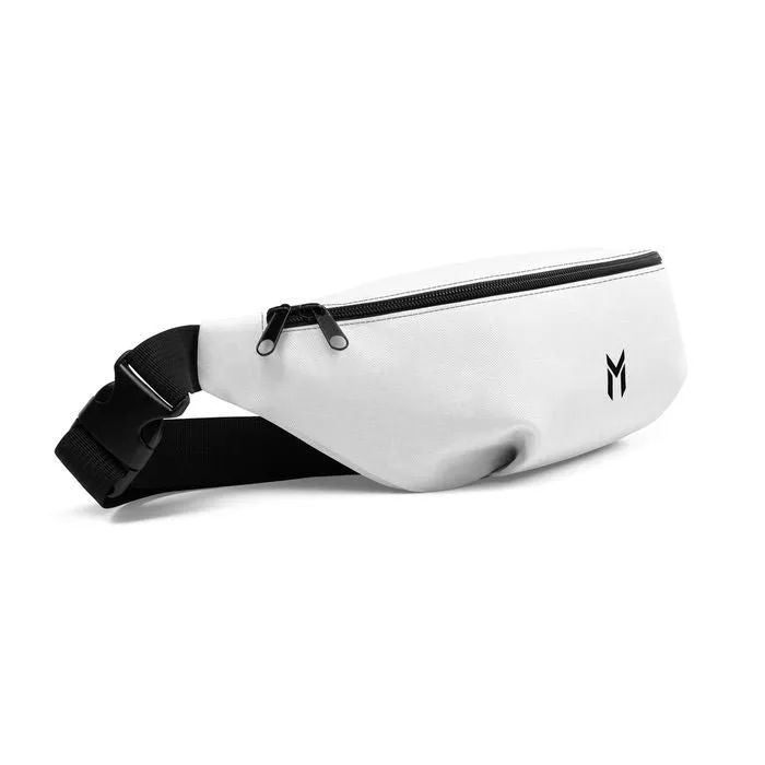 BELT BAG, EMBLEM, WHITE