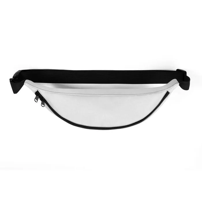 BELT BAG, EMBLEM, WHITE