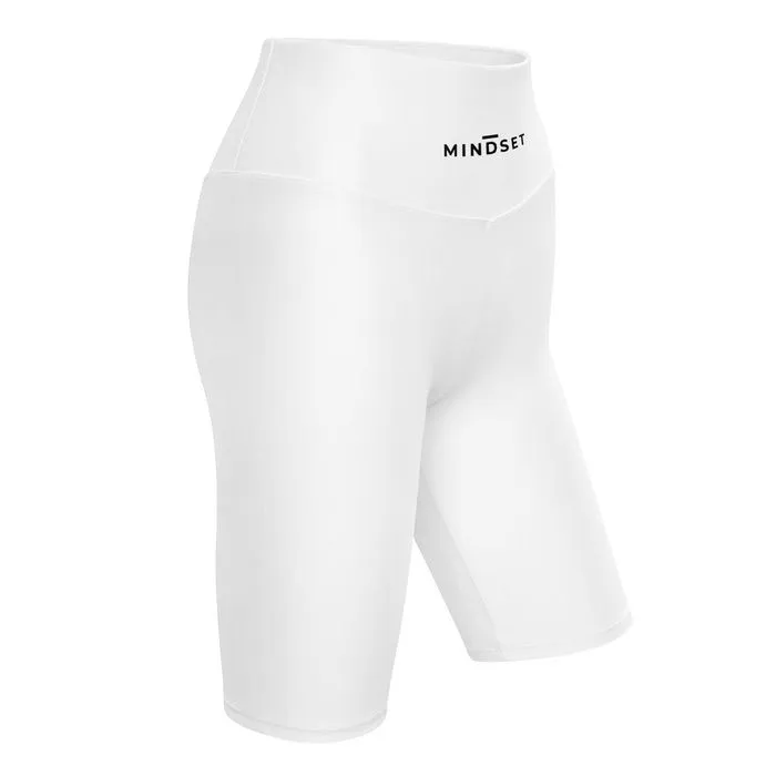 BIKER SHORTS, MINDSET, WHITE
