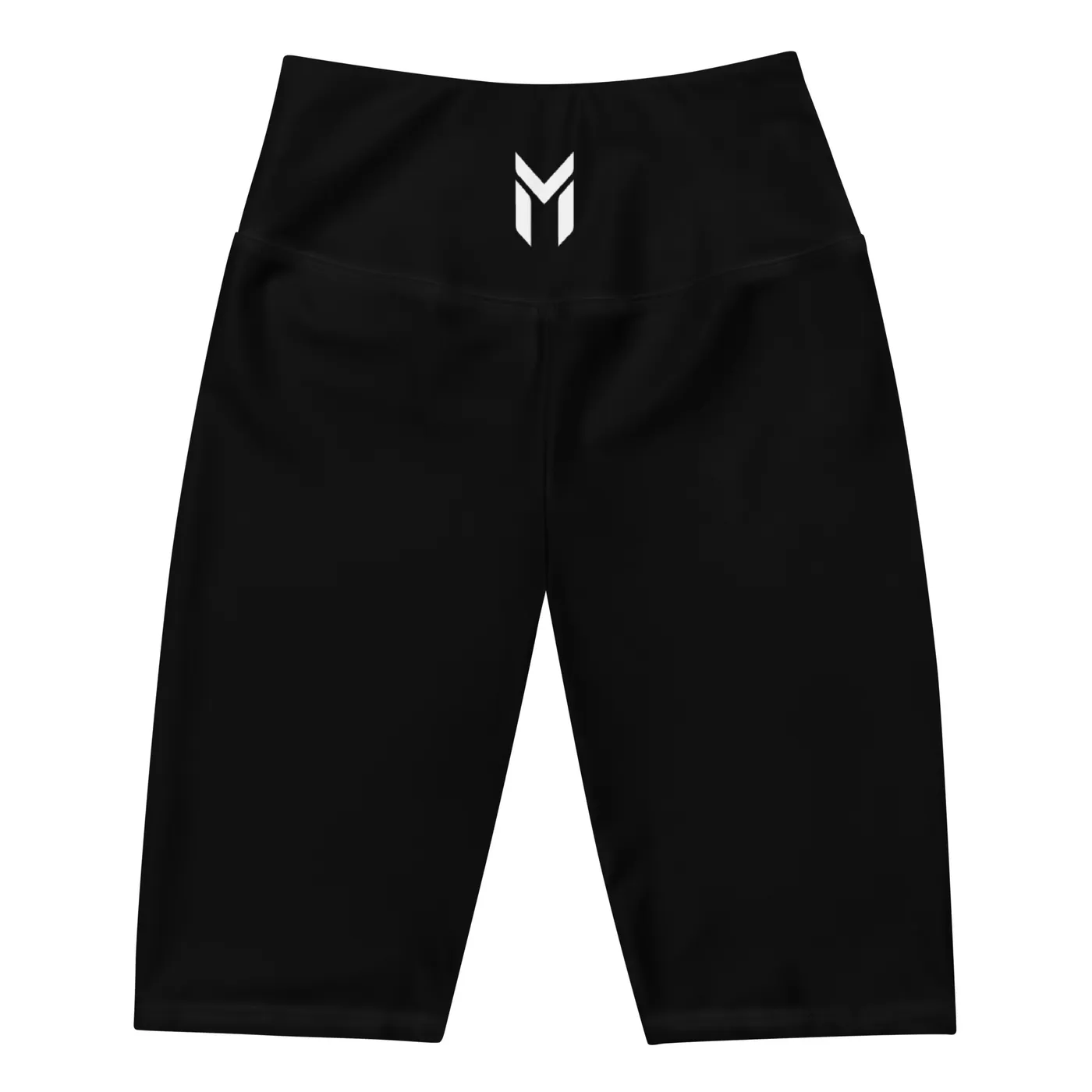 BIKER SHORTS, EMBLEM, BLACK
