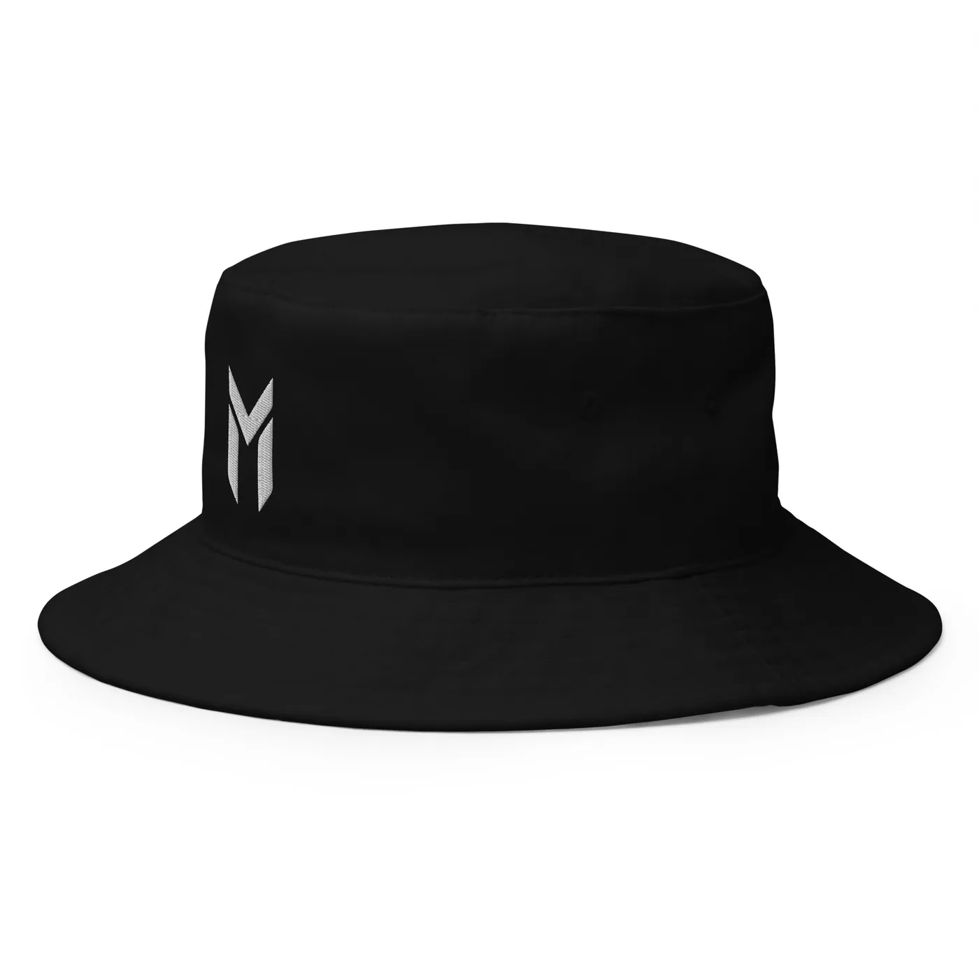 BUCKET HAT, EMBLEM, BLACK