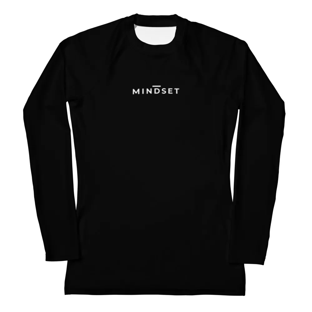 RASH GUARD, MINDSET, BLACK