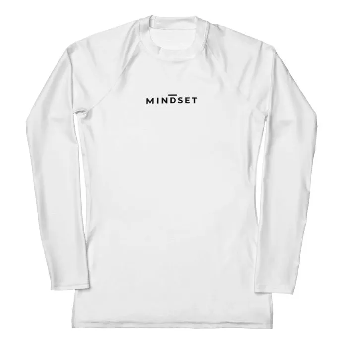 RASH GUARD, MINDSET, WHITE