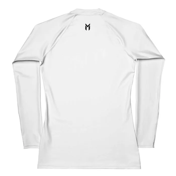 RASH GUARD, MINDSET, WHITE