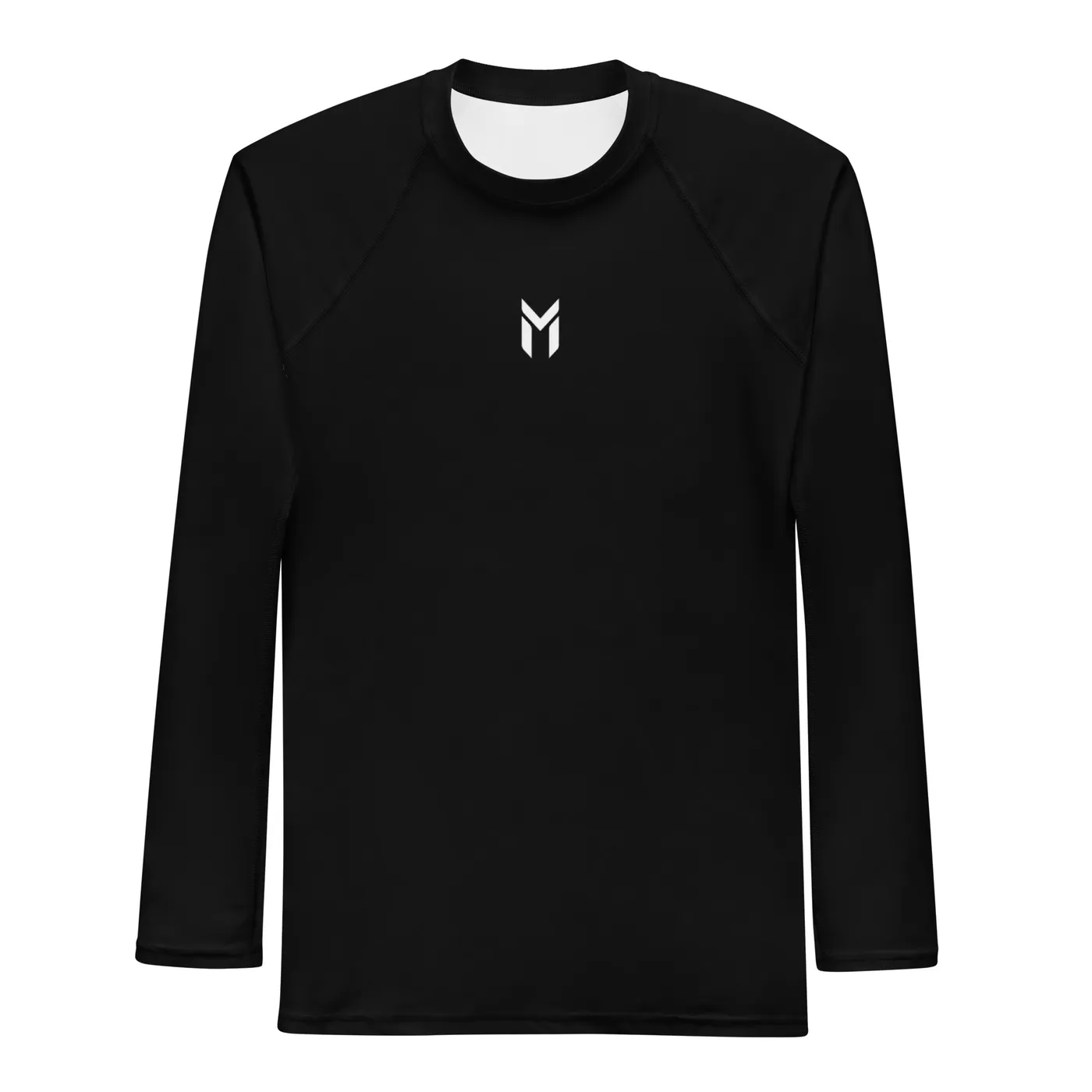 RASH GUARD, EMBLEM, BLACK