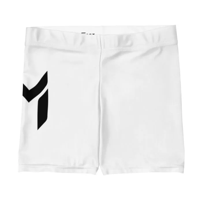 VALE TUDO SHORTS, EMBLEM, WHITE