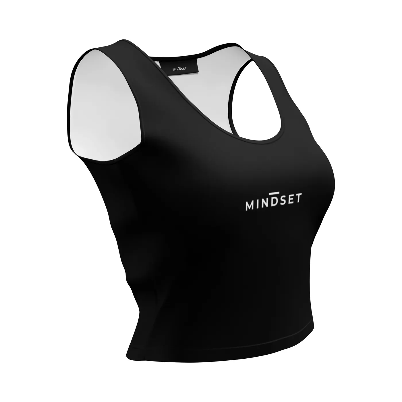 TRAINING CROP, MINDSET, BLACK