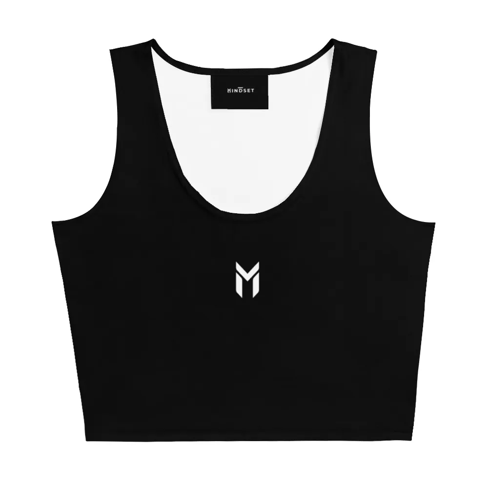 TRAINING CROP, EMBLEM, BLACK
