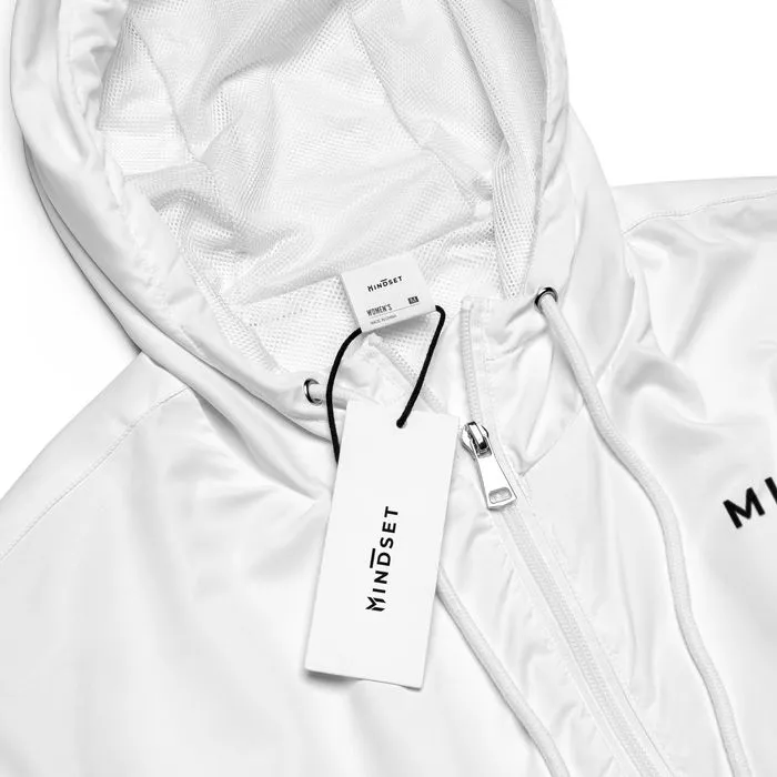 CROPPED WINDBREAKER, MINDSET, WHITE