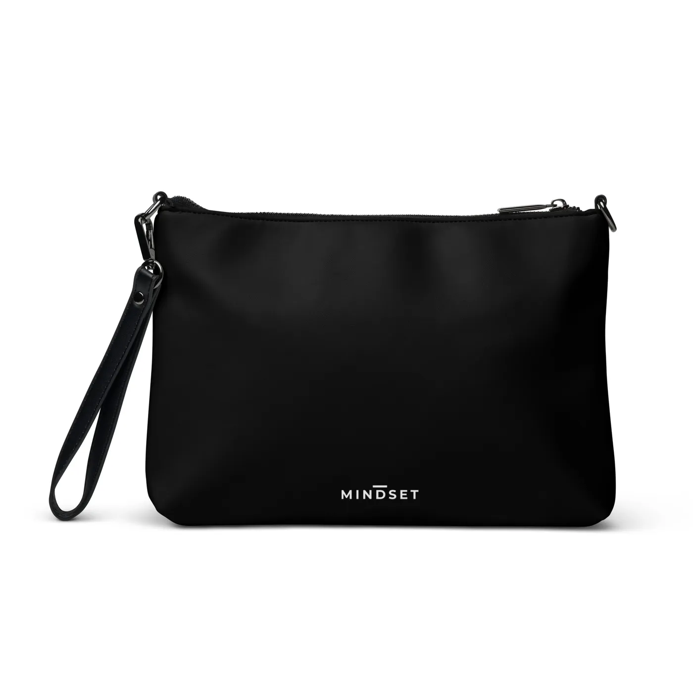 CROSSBODY BAG, EMBLEM, BLACK