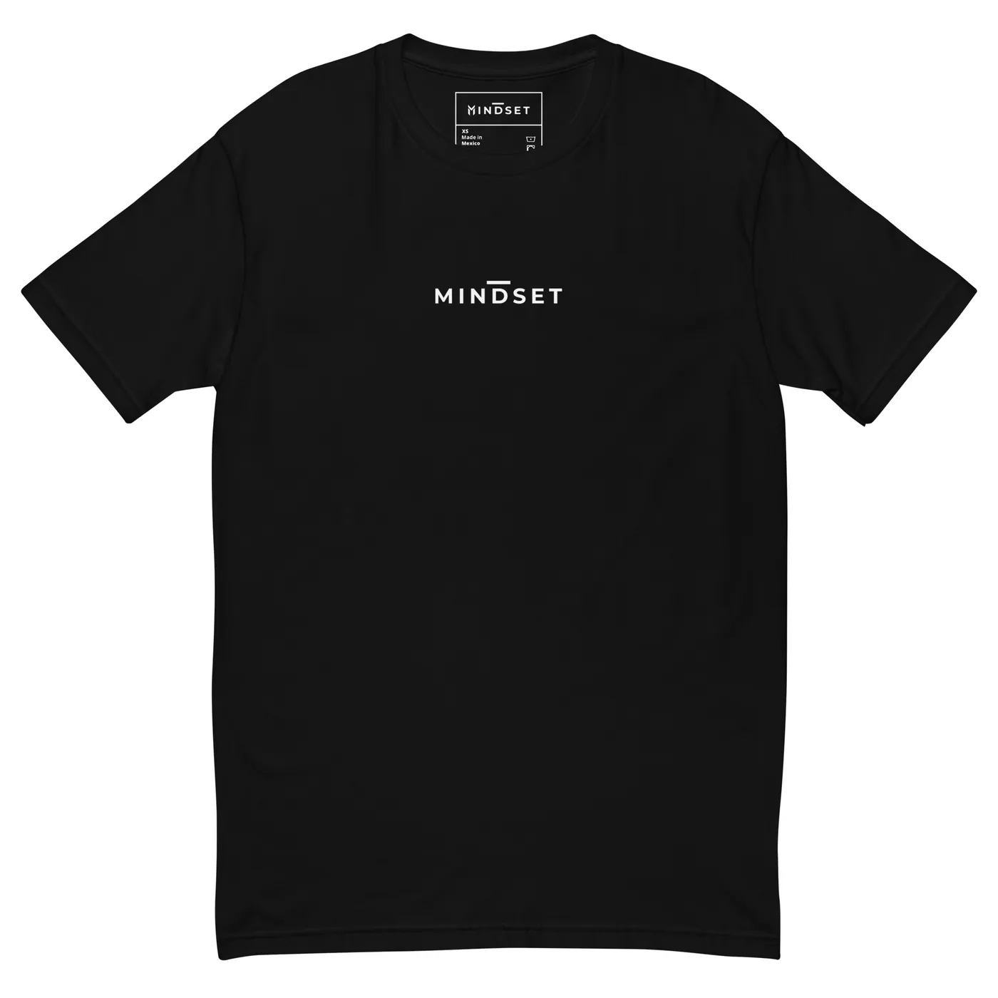 FITTED TEE, MINDSET, BLACK