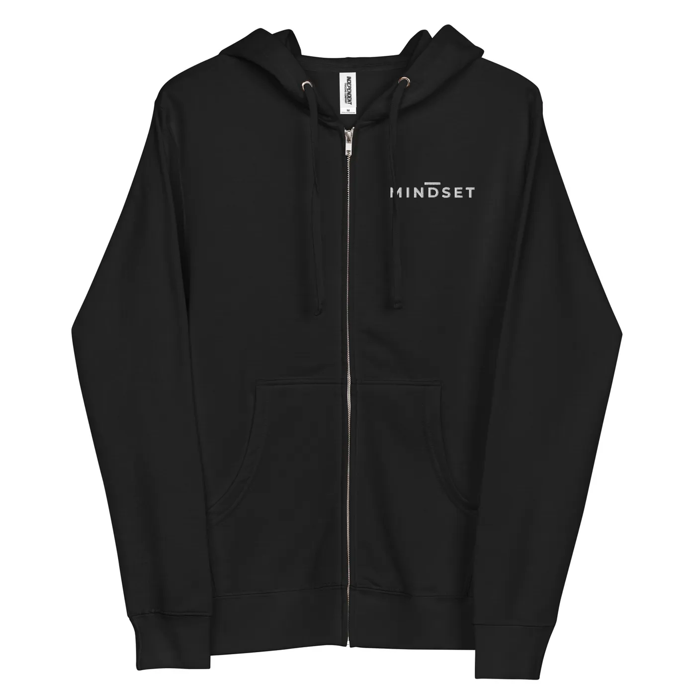 FLEECE HOODIE, MINDSET, BLACK