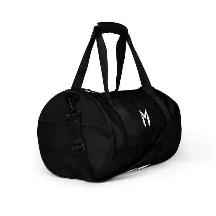 GYM BAG, EMBLEM, BLACK