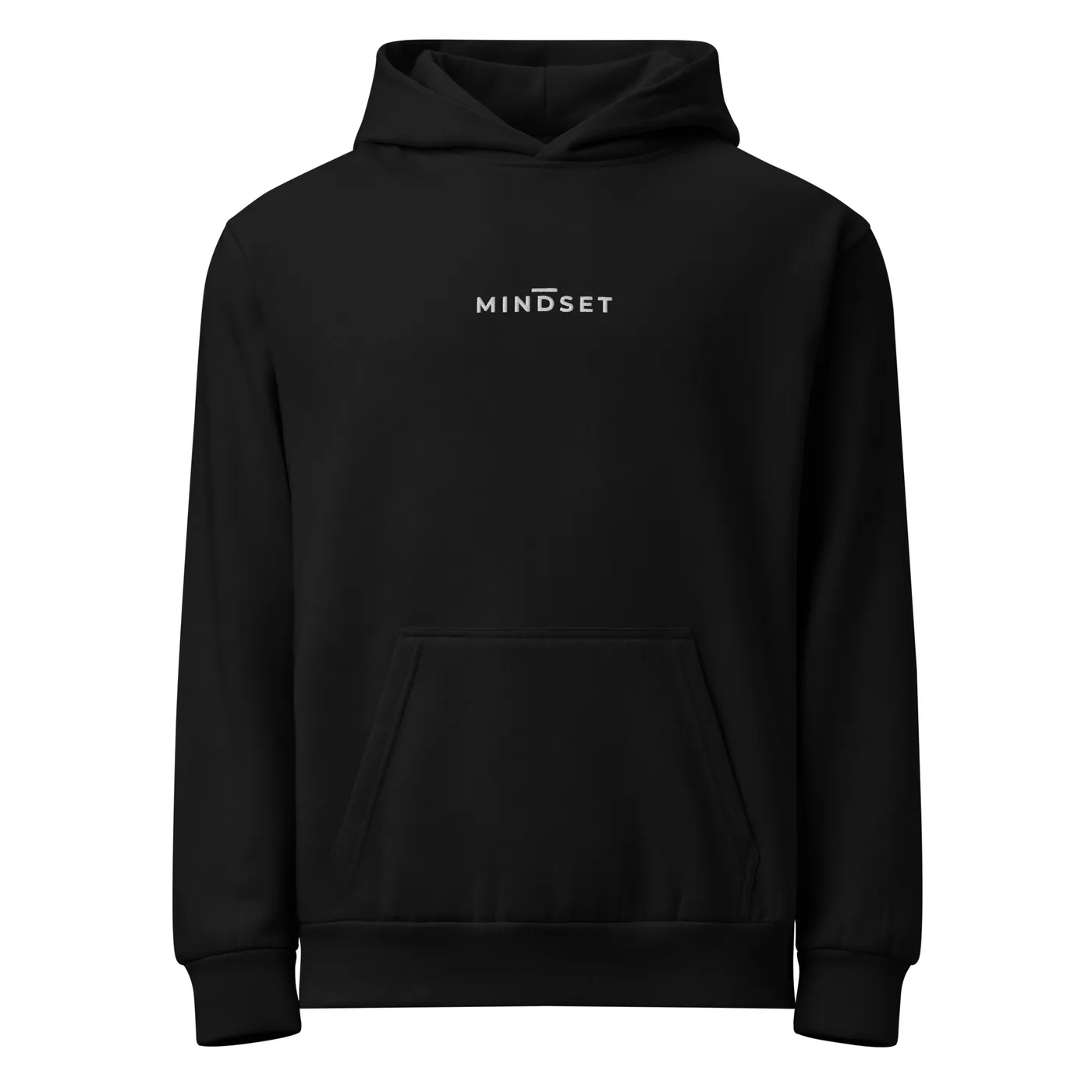 GYM HOODIE, MINDSET, BLACK