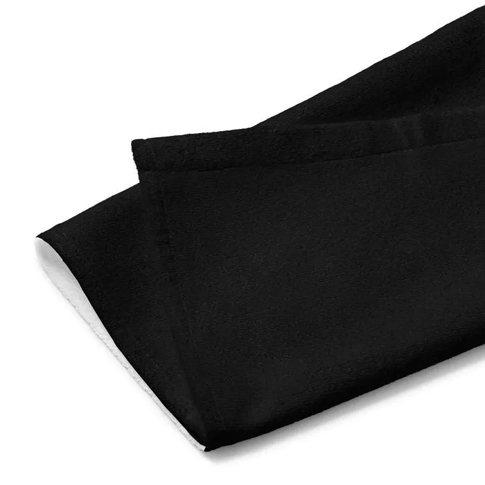 GYM TOWEL, BLACK