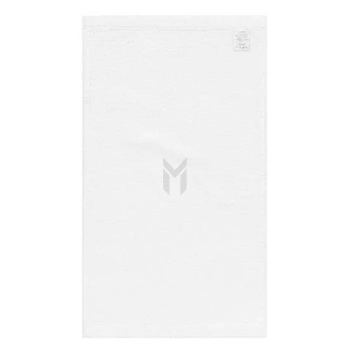 GYM TOWEL, EMBLEM, WHITE