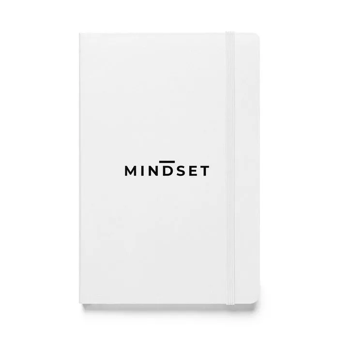 HARDCOVER NOTEBOOK, MINDSET, WHITE