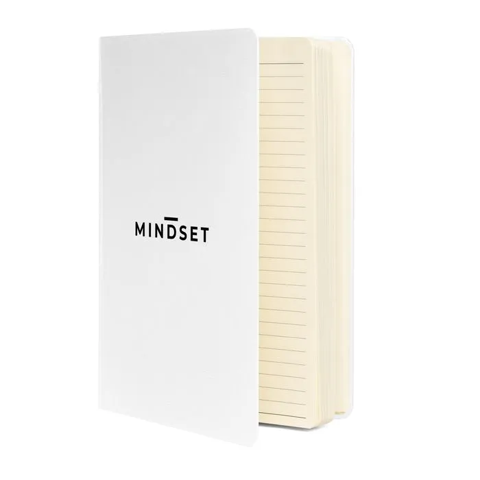 HARDCOVER NOTEBOOK, MINDSET, WHITE