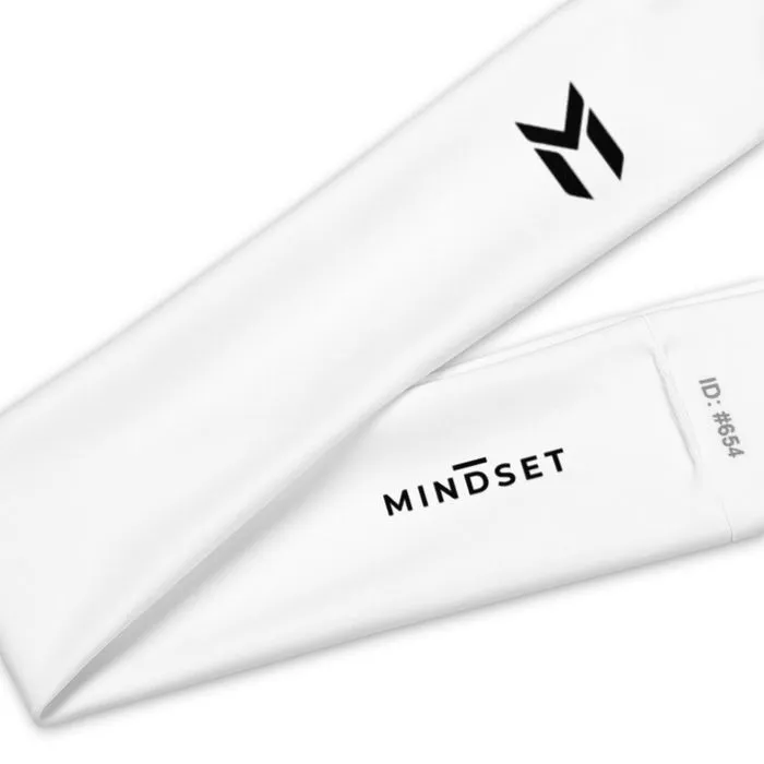 HEADBAND, EMBLEM, WHITE