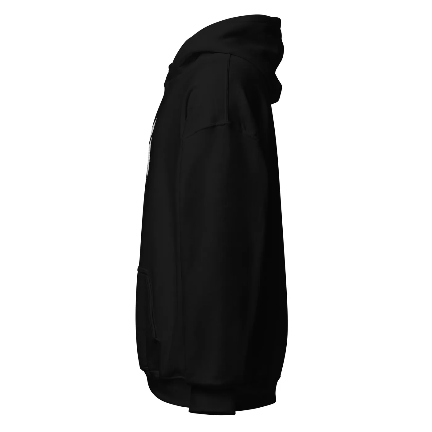 HEAVY HOODIE, EMBLEM, BLACK