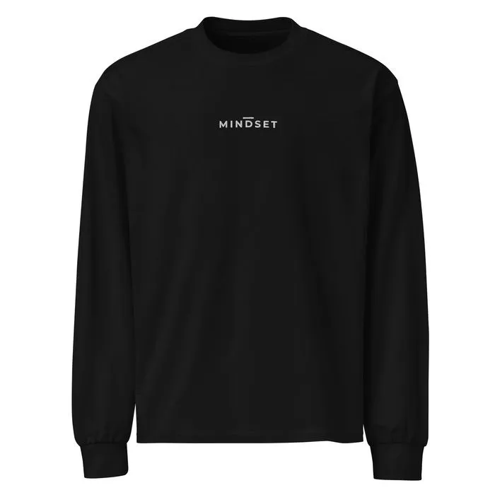 HEAVYWEIGHT LONG-SLEEVE, MINDSET, BLACK