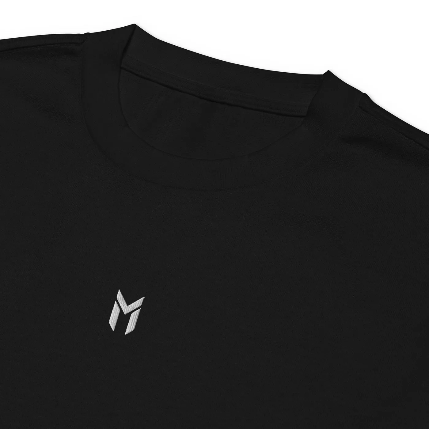 HEAVYWEIGHT LONG-SLEEVE, EMBLEM, BLACK