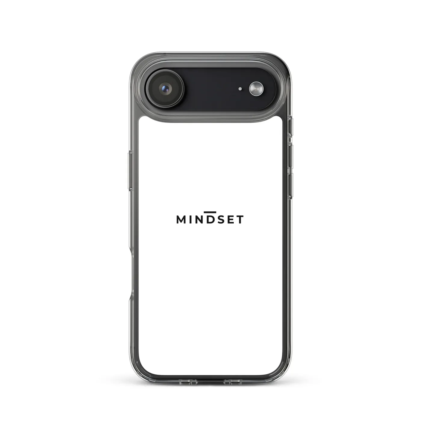 IPHONE CLEAR CASE, MINDSET, WHITE