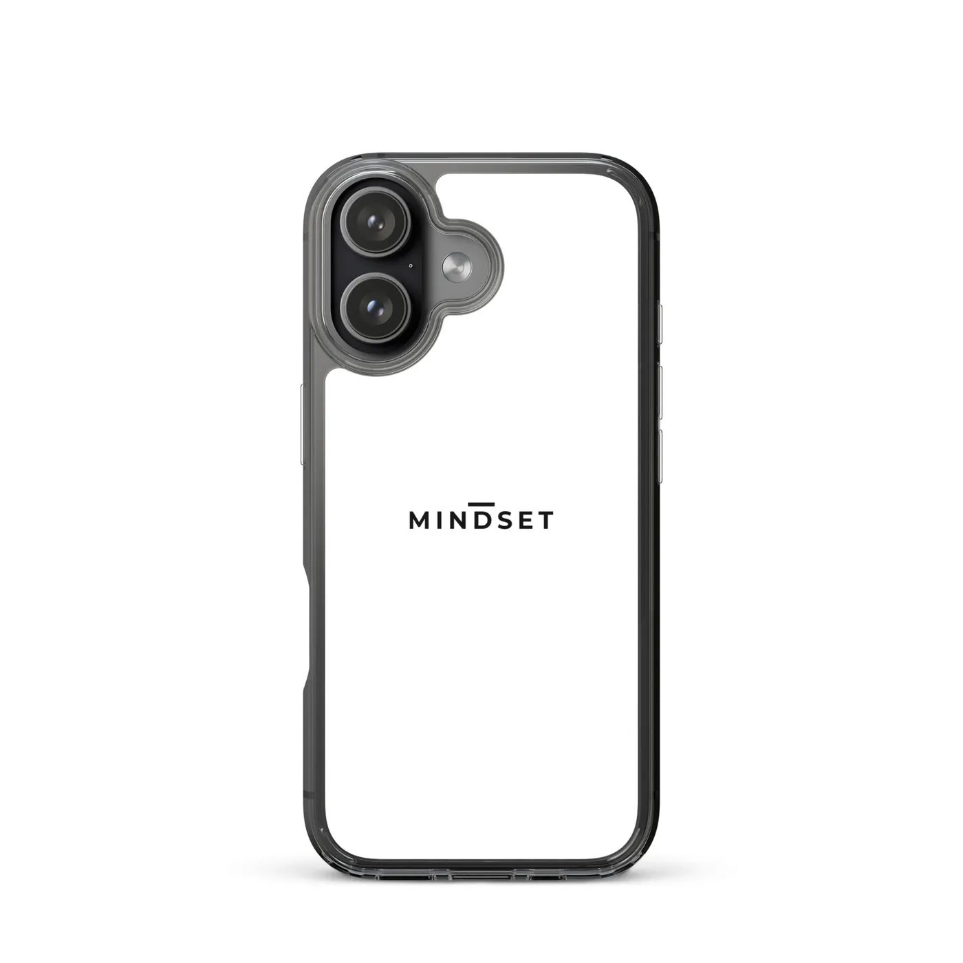 IPHONE CLEAR CASE, MINDSET, WHITE