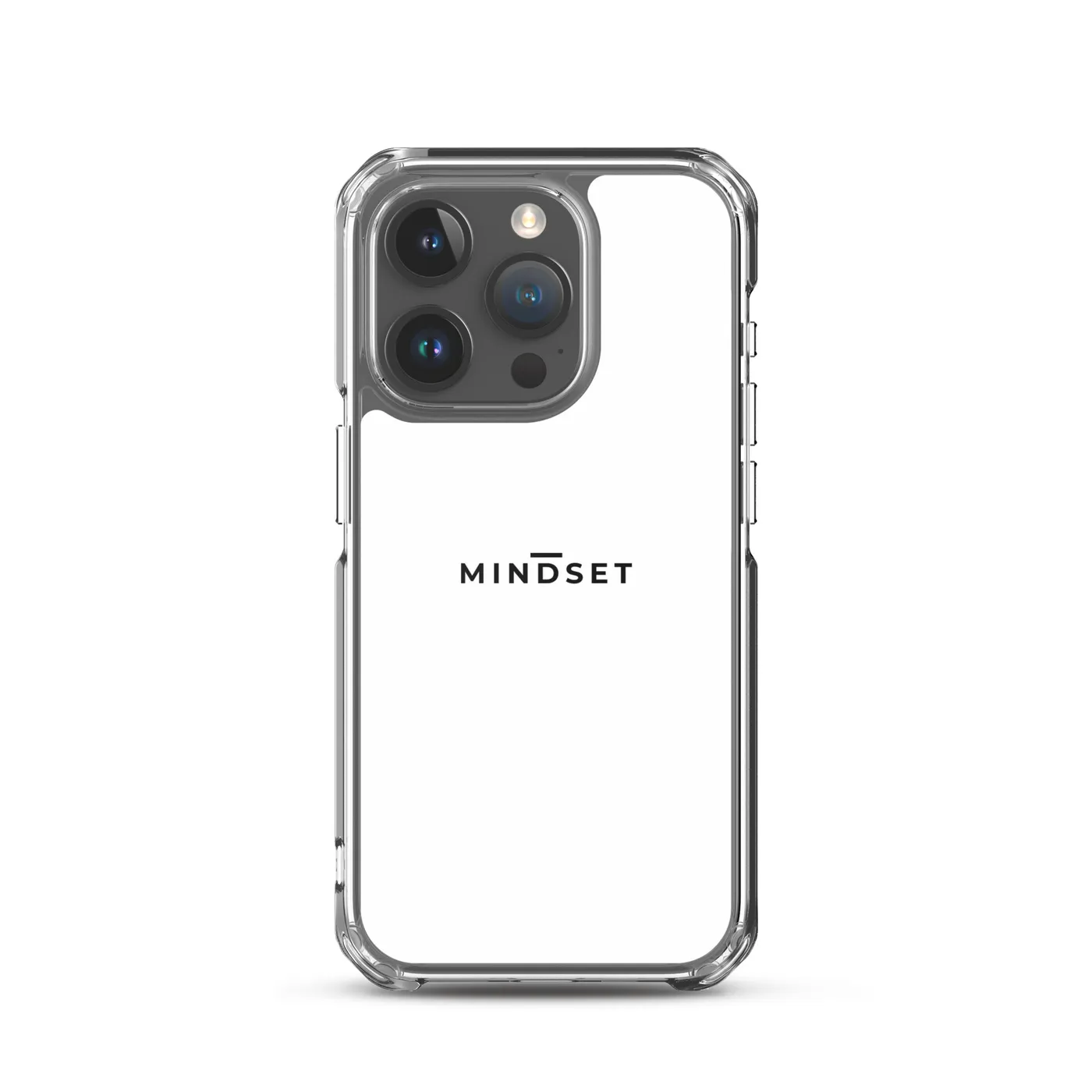 IPHONE CLEAR CASE, MINDSET, WHITE