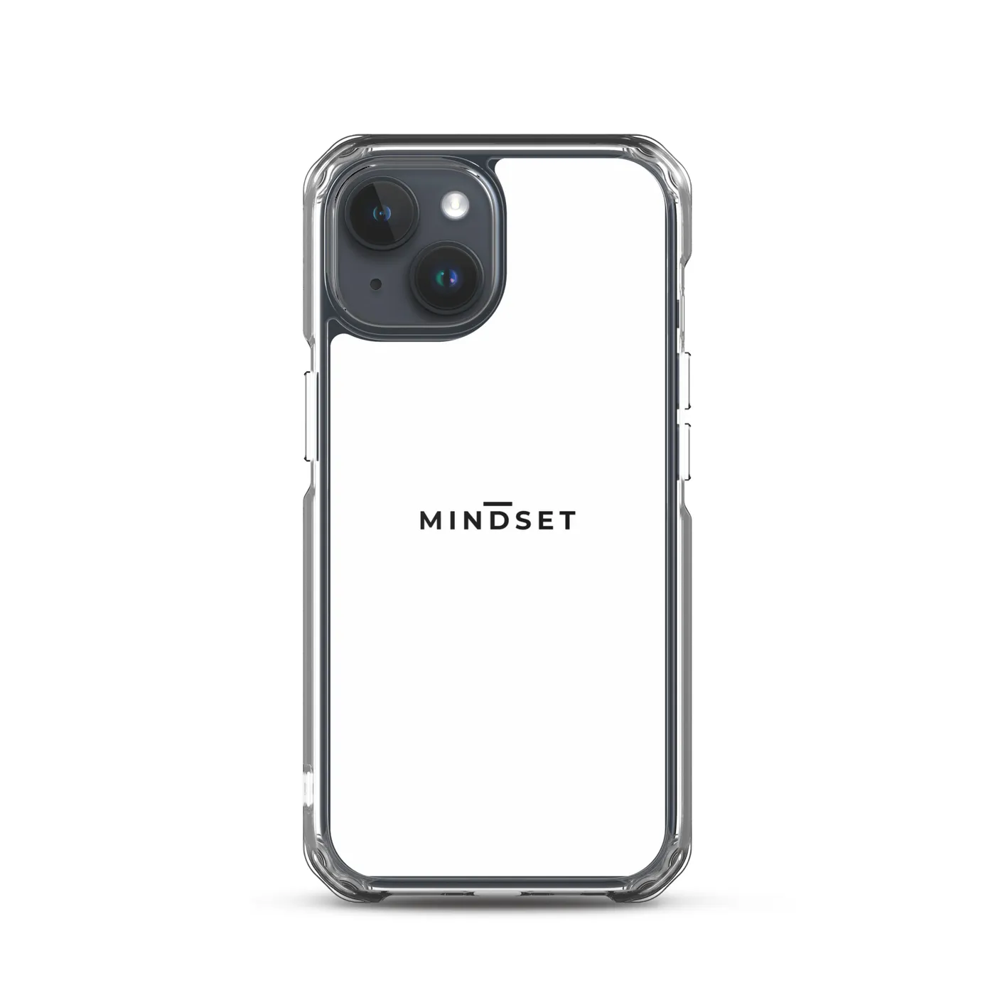 IPHONE CLEAR CASE, MINDSET, WHITE