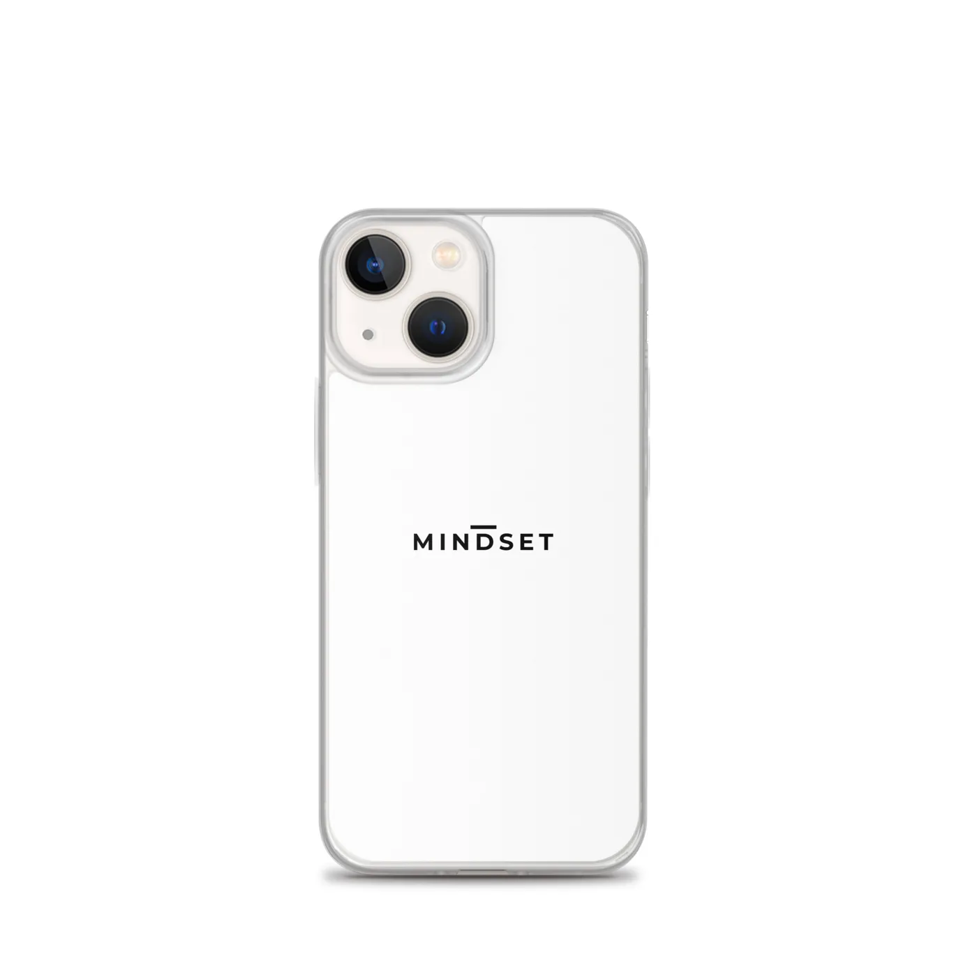 IPHONE CLEAR CASE, MINDSET, WHITE