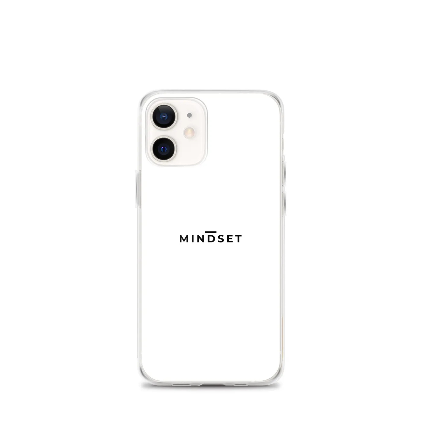 IPHONE CLEAR CASE, MINDSET, WHITE