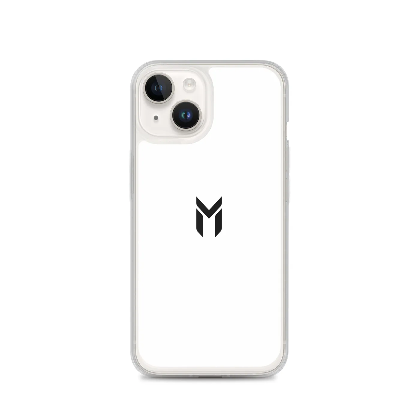 IPHONE CLEAR CASE, EMBLEM, WHITE