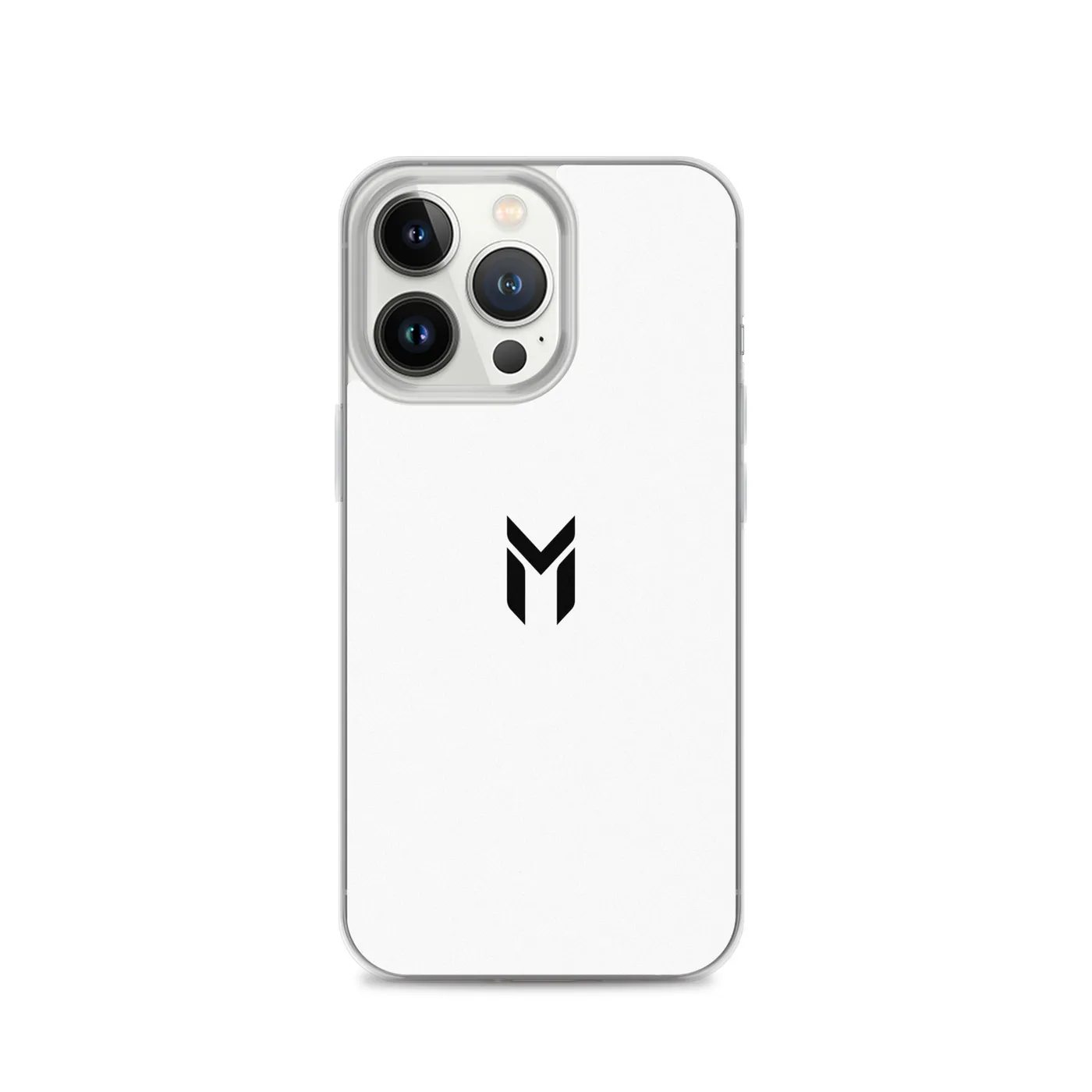 IPHONE CLEAR CASE, EMBLEM, WHITE