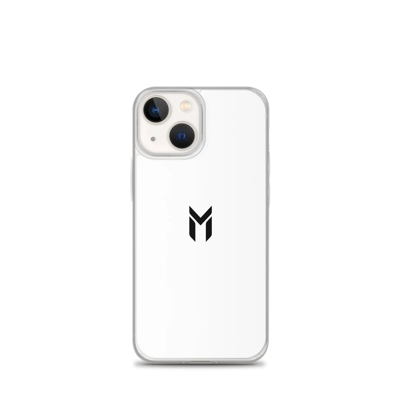 IPHONE CLEAR CASE, EMBLEM, WHITE