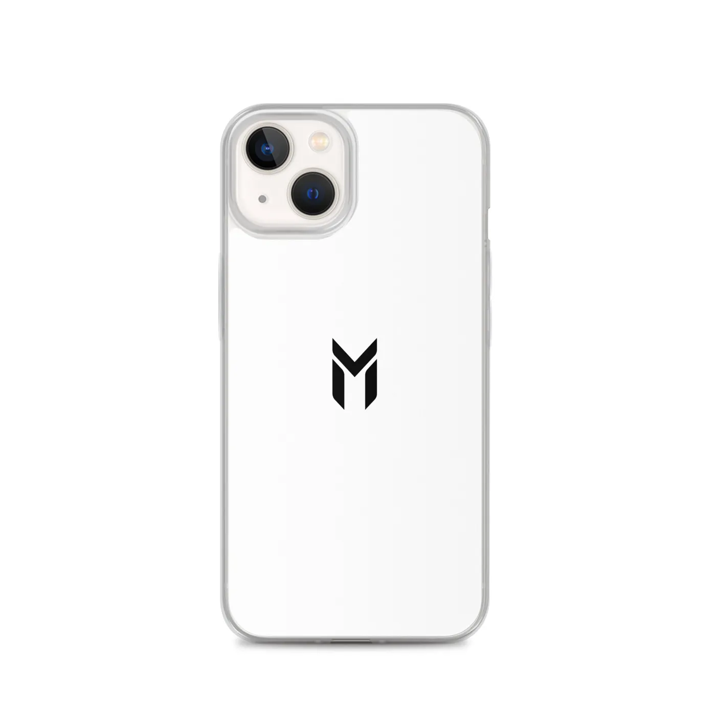 IPHONE CLEAR CASE, EMBLEM, WHITE