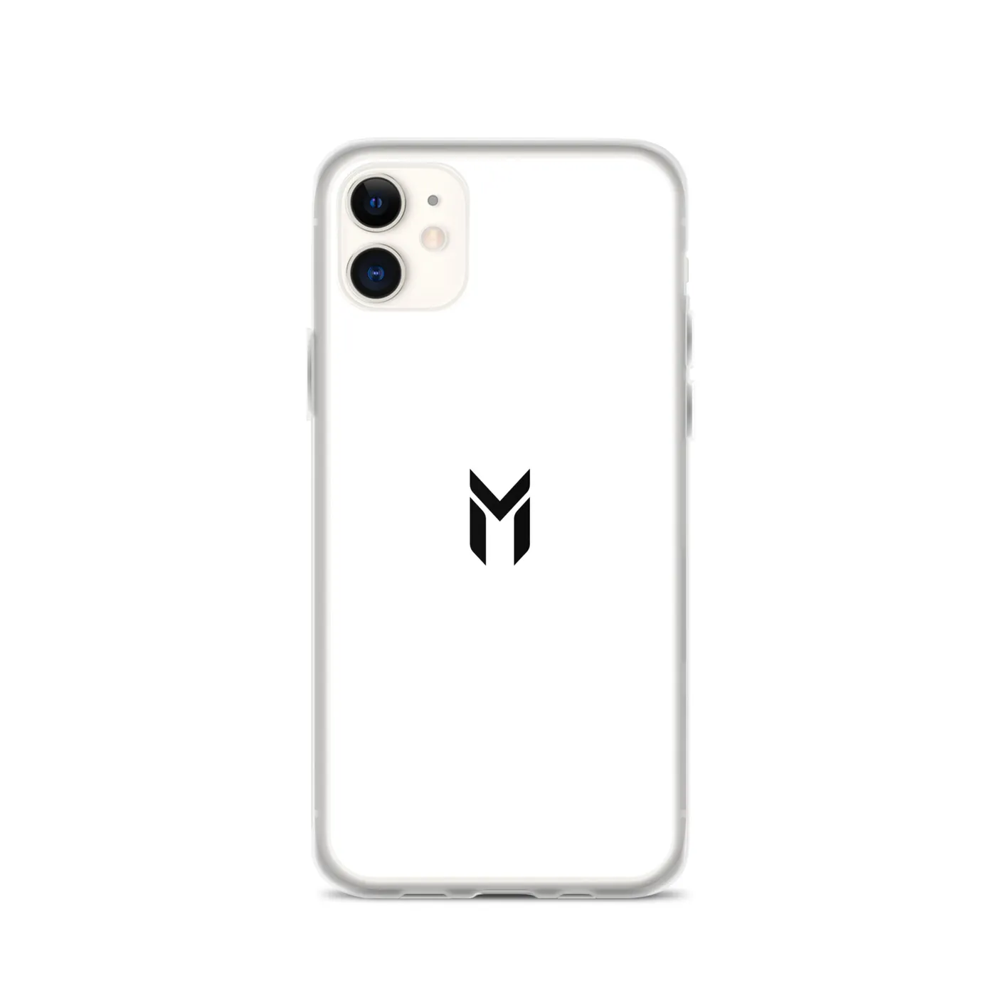 IPHONE CLEAR CASE, EMBLEM, WHITE