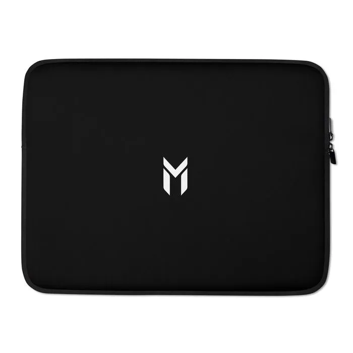LAPTOP SLEEVE, EMBLEM, BLACK