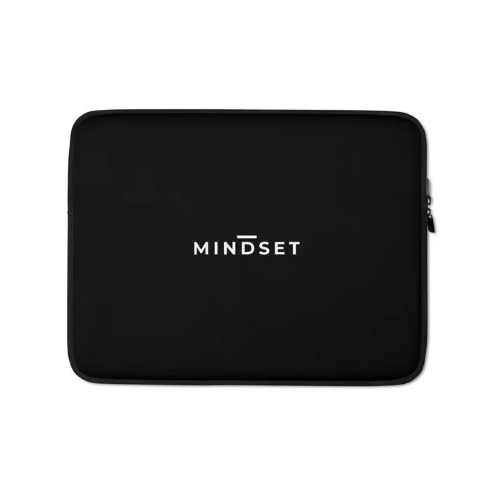 LAPTOP SLEEVE, MINDSET, BLACK
