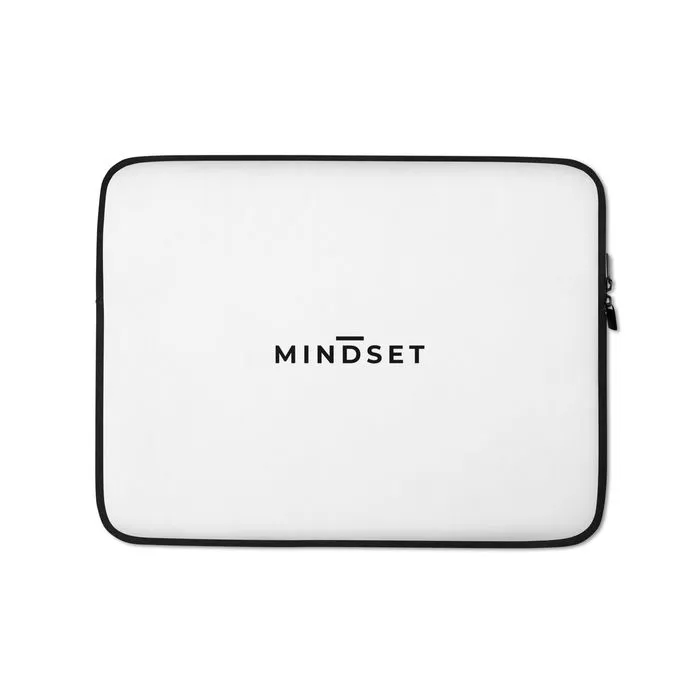 LAPTOP SLEEVE, MINDSET, WHITE