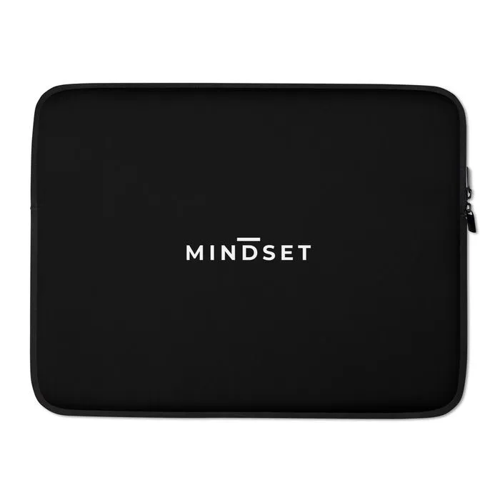 LAPTOP SLEEVE, MINDSET, BLACK
