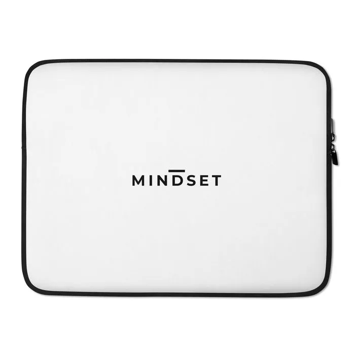 LAPTOP SLEEVE, MINDSET, WHITE