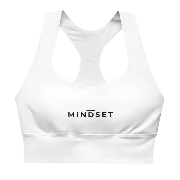 LONGLINE BRA, MINDSET, WHITE