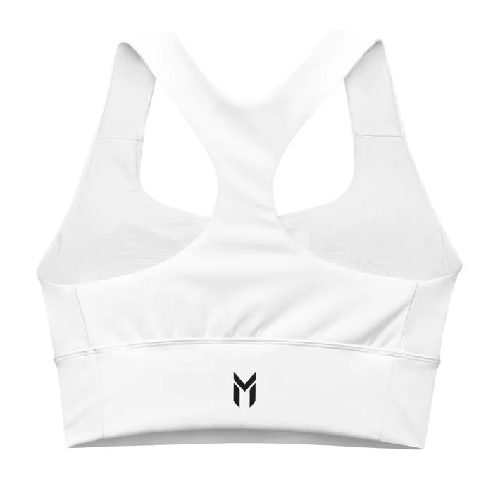 LONGLINE BRA, MINDSET, WHITE