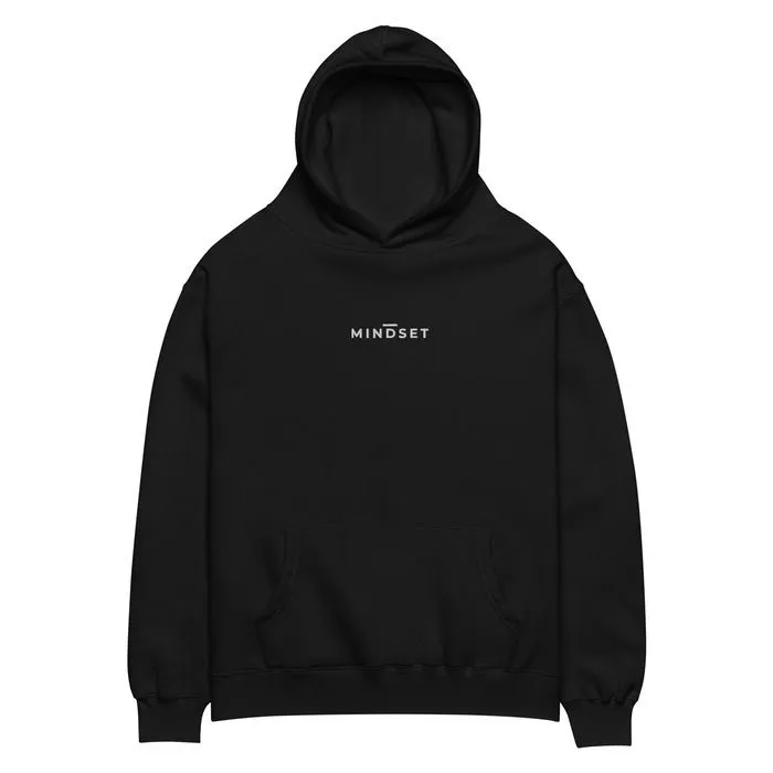 OVERSIZED HOODIE, MINDSET, BLACK